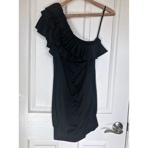 Ted Baker Ruffled One-shoulder Cocktail Dress